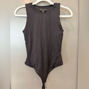 House of Harlow Black Sleeveless Bodysuit